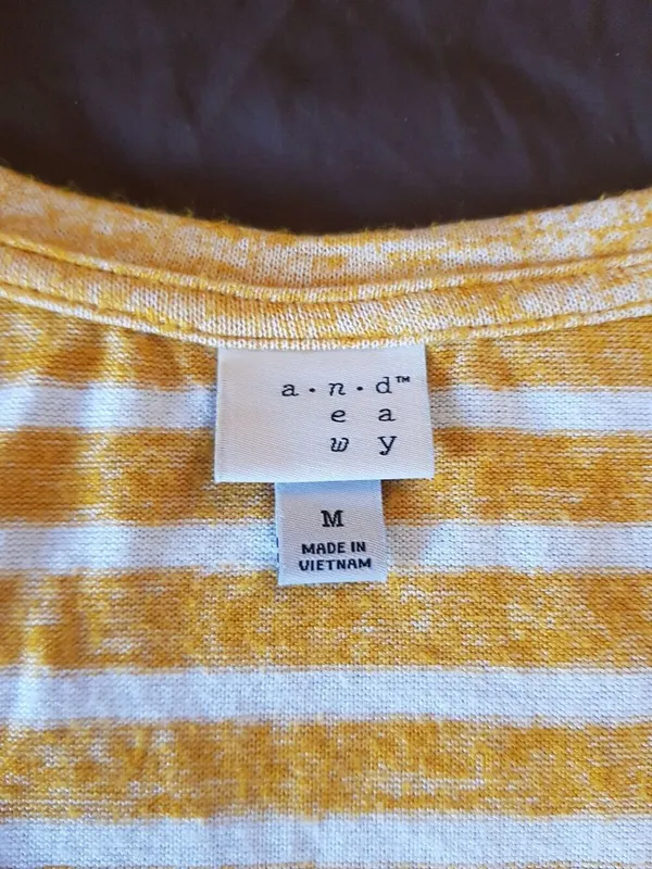 A New Day Blouse Striped Short Sleeve - Image 8