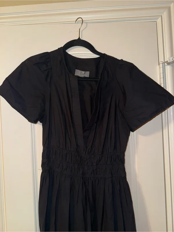Anthropologie Sommerset Maxi Dress Black Sz S - Image 4