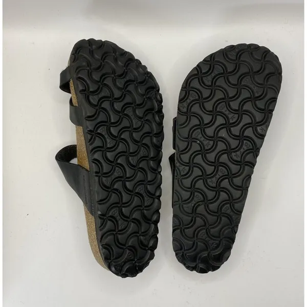 Birkenstock Mayari‎ Birko Flor Black Leather Sandals Womens Sz EU 36 US W5 - Image 11