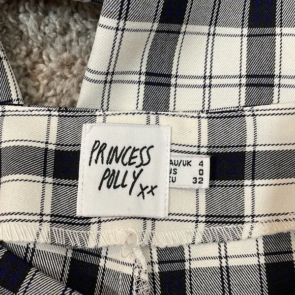 Princess Polly wide leg plaid pant - Image 6