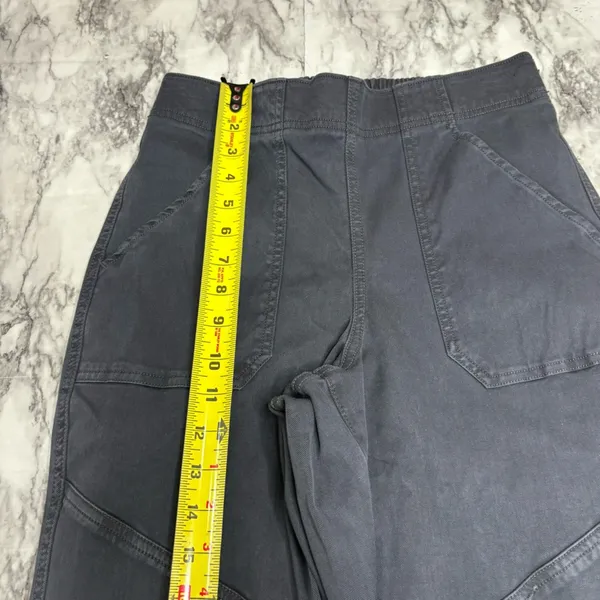 Spanx Grey Stretch Twill Cargo Joggers Pants Elastic Waistband Size Medium - Image 5