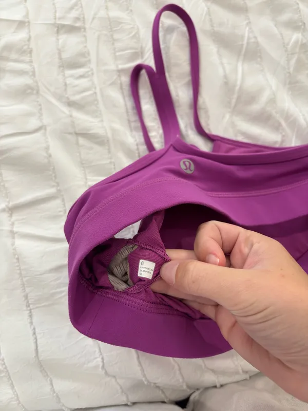 Lululemon Purple Sports Bra - Image 3