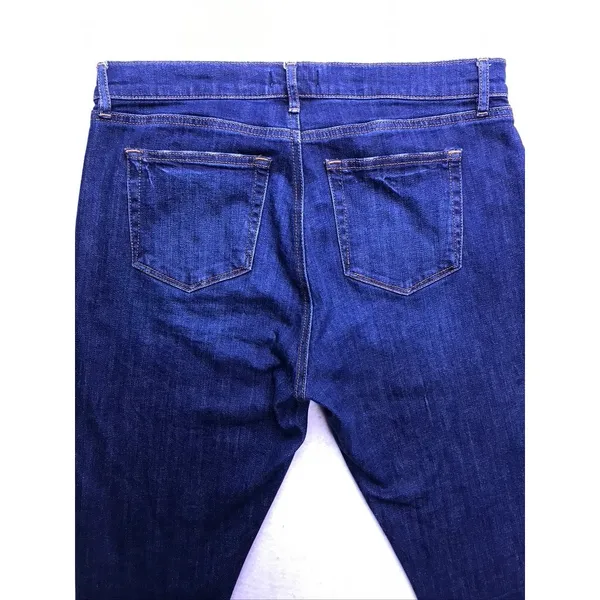 LOFT The Skinny Jeans Womens 30/10P Dark Wash‎ Excellent Petite Stretch Denim - Image 6
