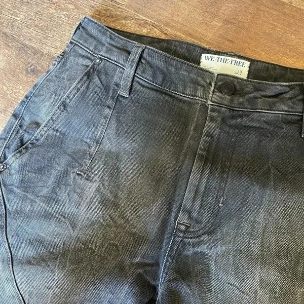 We The Free Vector Moto Mid Rise Flare Jeans NWT - Image 7
