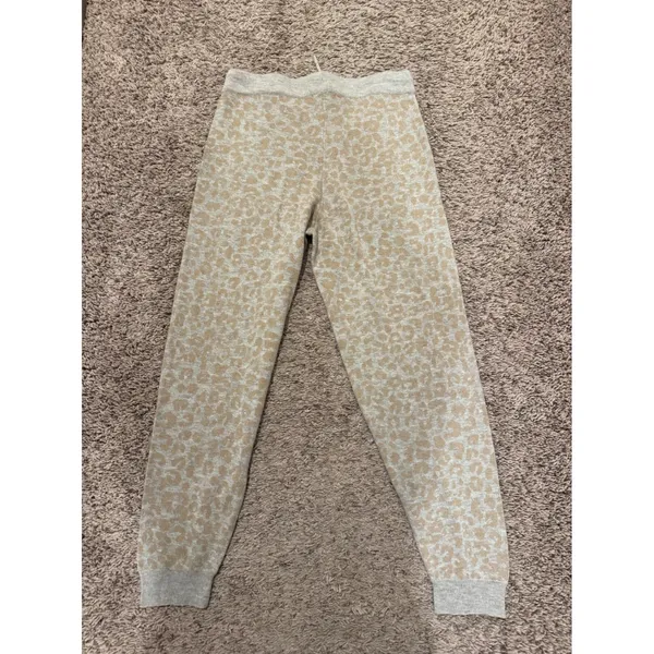 Heartloom Knit Leopard Lounge Joggers – Size‎ Large - Image 5