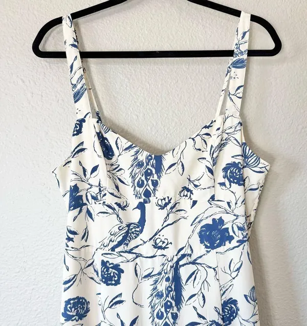 Abercrombie Drama Ruffle Tiered Maxi Dress Size Large Petite - Image 9