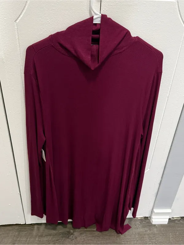 NWT Free People Red Uptown Turtleneck Top - Image 2