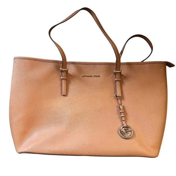 MICHAEL KORS Quinn Shoulder Tote‎ Bag Camel - Image 6