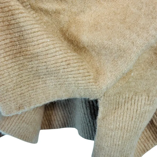 Banana Republic womens L beige crewneck sweater merino wool neutral‎ pullover - Image 9