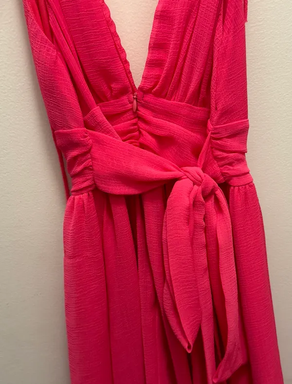 Lucy in the Sky Pink Mini Dress - Image 3