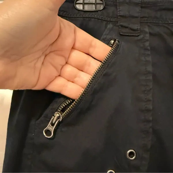 New York & Company Cargo Pants Black Excellent Utility‎ Gorpcore Women Medium - Image 3