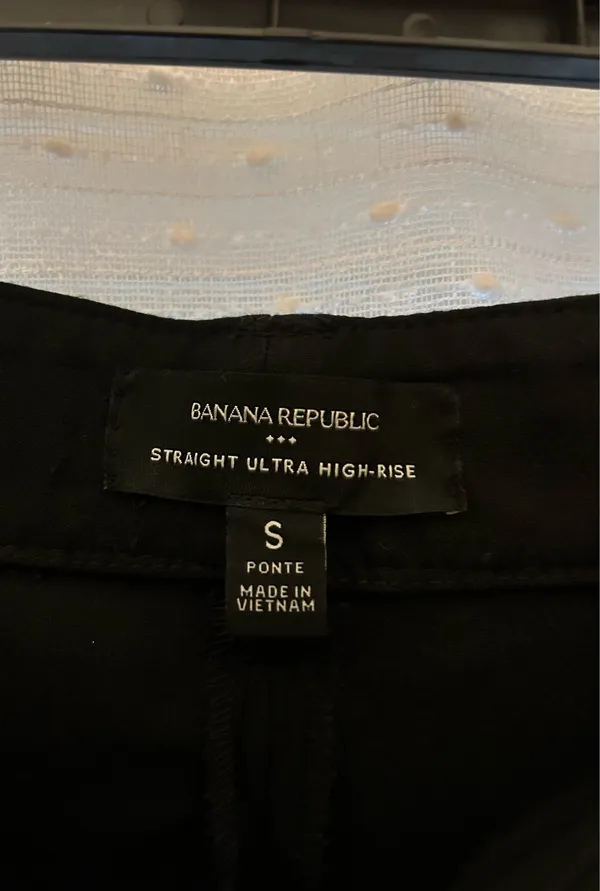 NWT Banana Republic Straight Ultra High-Rise Trousers Size Small - Image 4