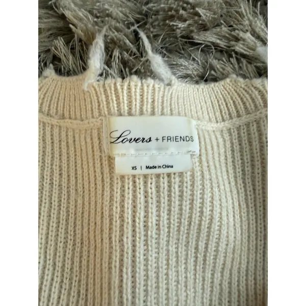 Revolve Lovers and Friends Prospect Sweater Cream Size XS - Image 7