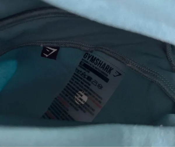Gymshark X Whitney Simmons Teal Biker Cycling Shorts Modest Shorts Size Medium - Image 4