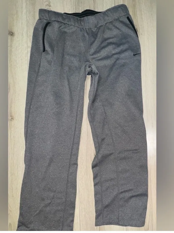 Nike dri fit black grey gray sweatpants - Image 2