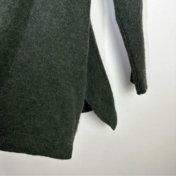 Vineyard Vines Sweater Alpaca Blend Pullover Zipper Neck Poncho Size Medium - Image 6