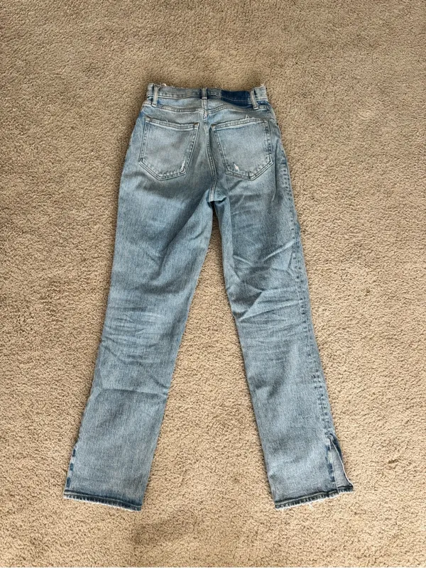 Abercrombie Curve Love 90s Straight Ultra High Rise Split Ankle - Image 7