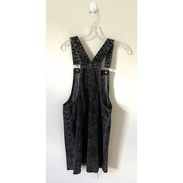 Wild Fable Raw Hem Jumper Skirt Black Gray Size Small - Image 4