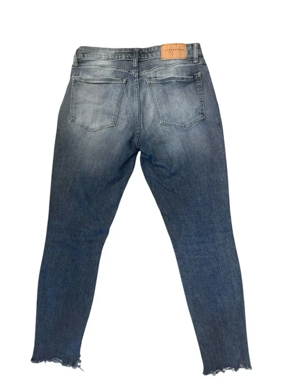 Lucky Brand low rise Lolita Skinny Jeans in Faded Blue Wash - Image 3