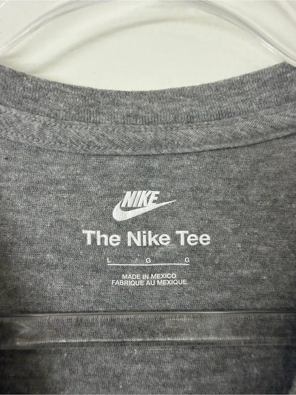 Nike Houston Cougars Grey Long-Sleeve‎ Shirt Graphic Size Large Cotton - Image 3