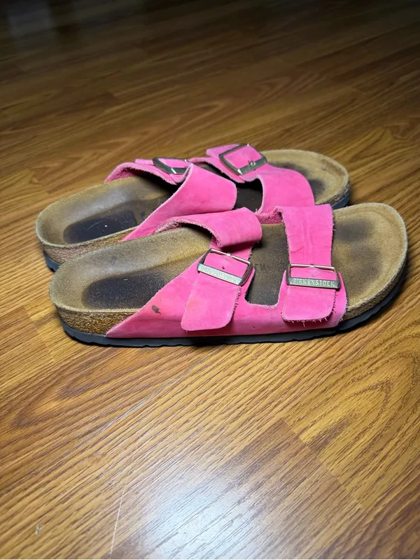 Birkenstock Arizona Pink Barbie Slip On sandals 40 size 9. - Image 2