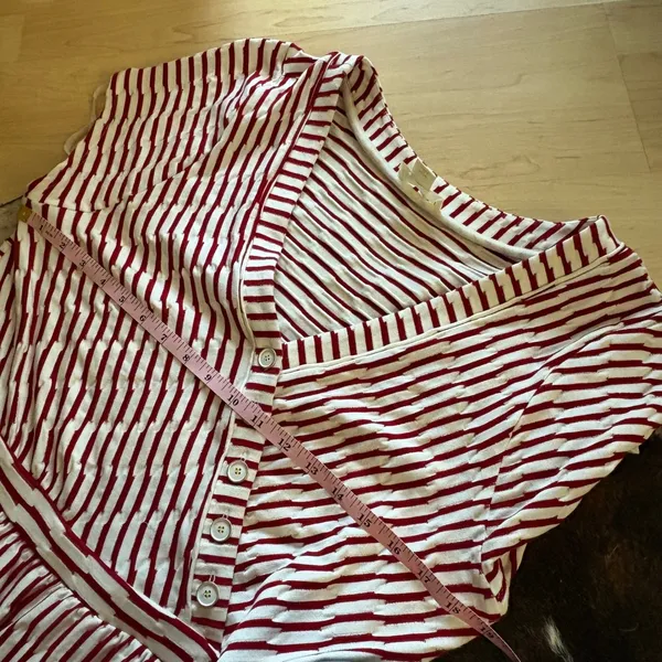 ANTHROPOLOGIE Maeve Paladino Textured‎ Wrap Dress Size XL - Image 8