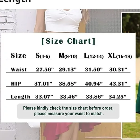 5/$30 🎈 Lashbair women’s large high waist high low wrap‎ skirt - Image 11