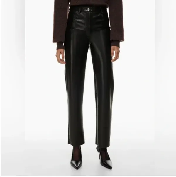 Aritzia Melina Leather Pants - Image 2