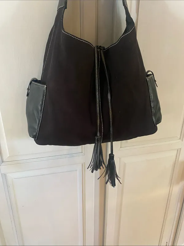 GIVENCHY PARFUMS LADIES vintage LARGE CANVAS BAG - Image 6