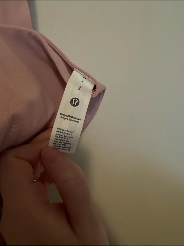 Peloton X Lululemon soft foam sweetheart bra - Image 3