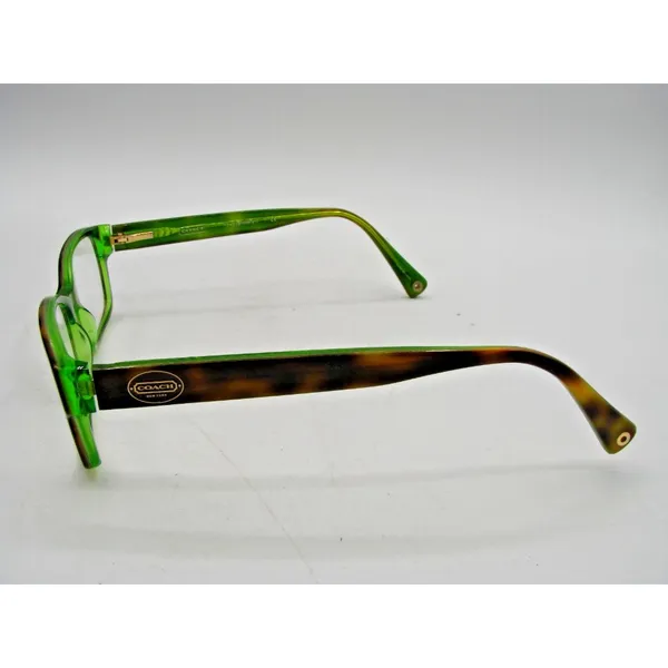 Coach Frames HC6040 Brooklyn 5117 Tortoise Green 50-16-135 Eyeglasses Hard Case - Image 6