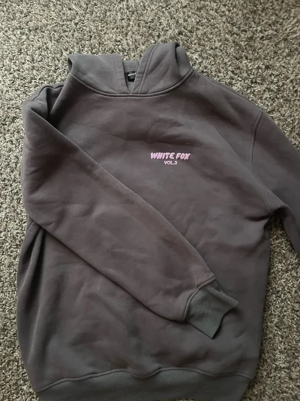 Dark Grey White Fox Boutique Hoodie - Image 2
