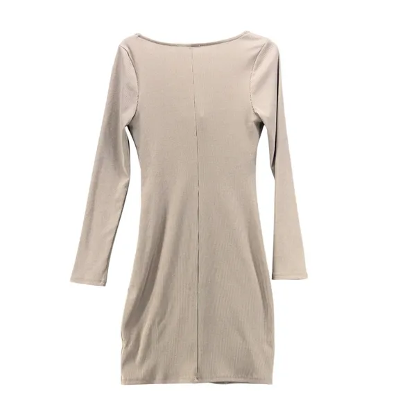 ASTR the Label Ribbed Dress Taupe Medium‎ - Image 3