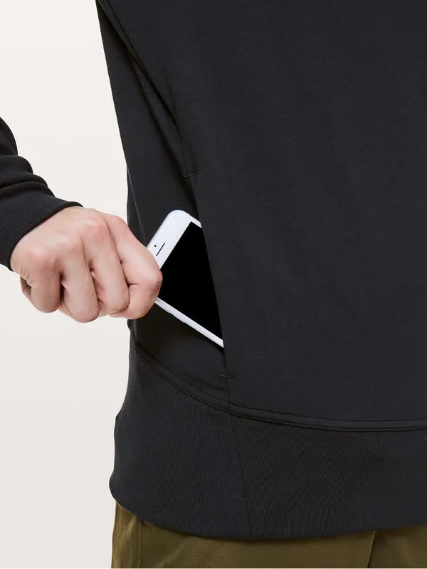 Lululemon High Lines Pullover sweatshirt black streetwear loungewear activewear - Image 4