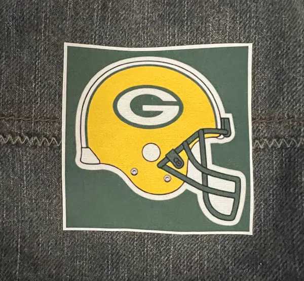 Handmade | Green Bay Packers Denim Purse. - Image 10