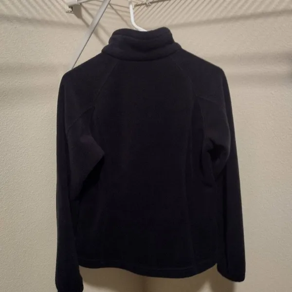 Columbia Black Fleece Zip-Up Hoodie - Image 2