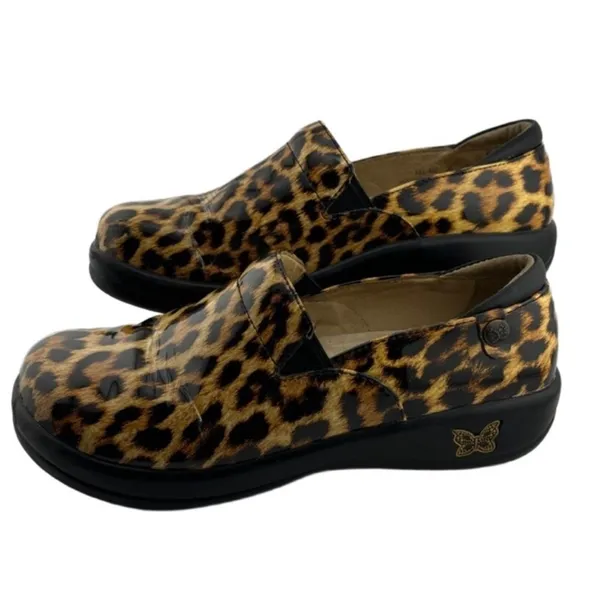 Alegria‎ Keli Leopard Print Patent Slip-On Comfort Shoes | Women’s 38 (8–8.5) - Image 2