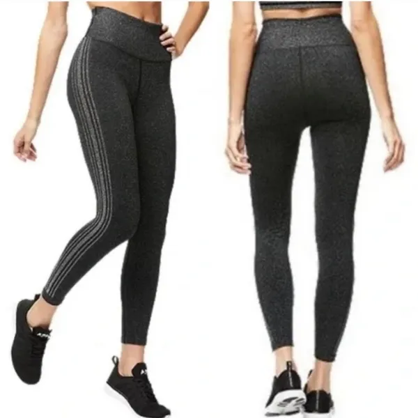 Good American -129 Seamless Leggings High Rise Sparkle Tinsel Black 4‎ - XL - Image 2