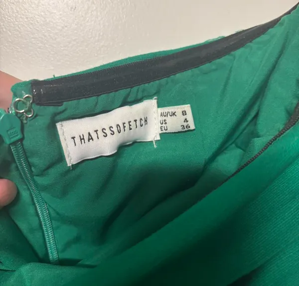 Thats So Fetch Charms Mini Dress Green - Image 4