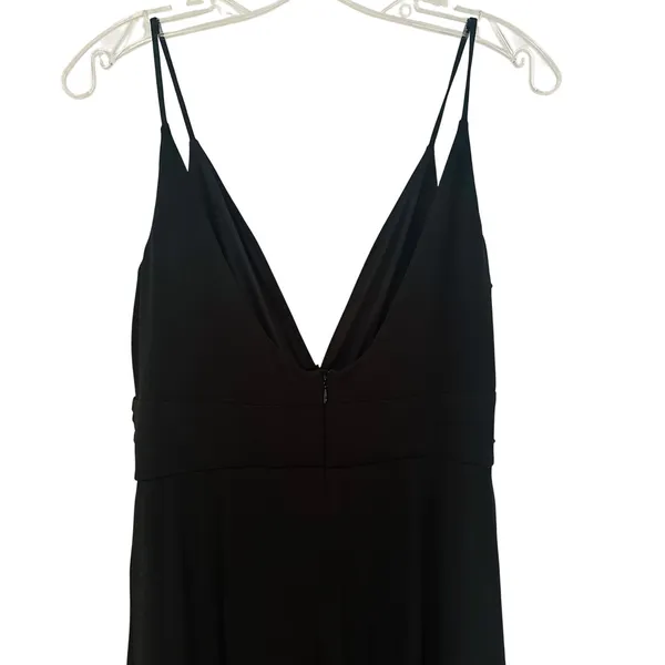 Alexia‎ Admor Eline Wide Leg Jumpsuit Women's S Black Evening Minimalist Formal - Image 8