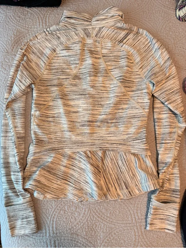 lululemon athletica define Heathered Gray Zip-Up  Jacket - Image 4