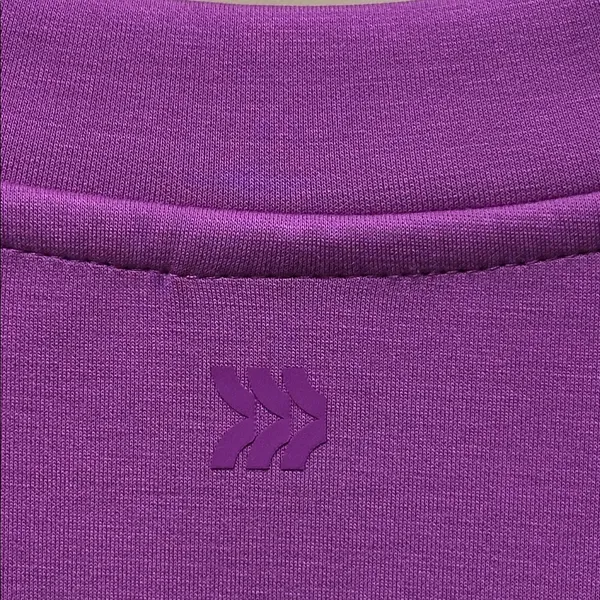 NWOT all in motion Purple Cropped Sweatshirt with Black Piping Accents size XXL - Image 8