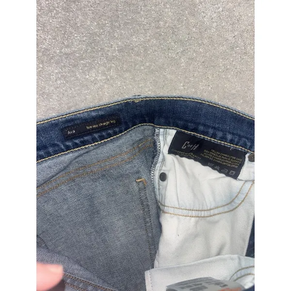 Citizens Of Humanity‎ Jeans Womens 29 Blue Ava Low Rise Straight Med Wash USA - Image 5