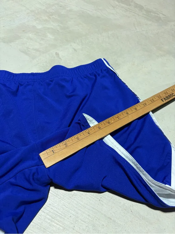 Nike y2k Women's Blue Athletic Shorts medium - Image 6