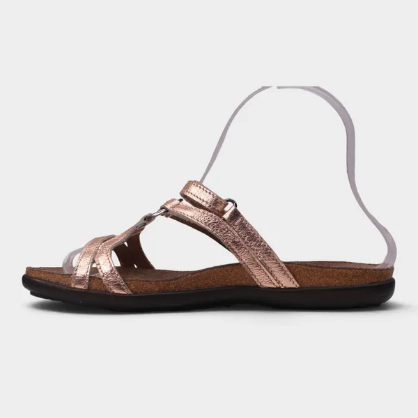NAOT Carmen Soft Rose Gold Leather Sandals EU 37 US 6-6.5 - Image 4