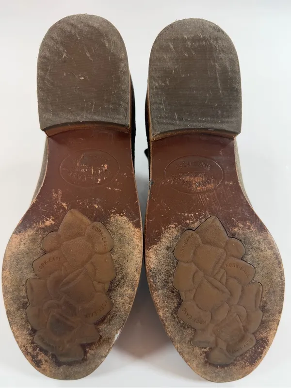 Kork-Ease Distressed Leather Chelsea Ankle Boots Gray Women’s Size 8‎ - Image 9