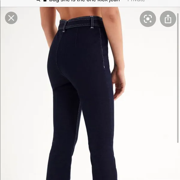 Urban outfitters BDG cropped high rise Jeans with belt - Image 4