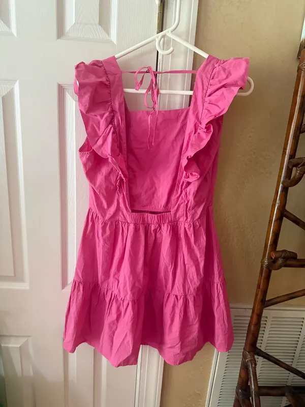 Deluc mini pink dress Size M - Image 3