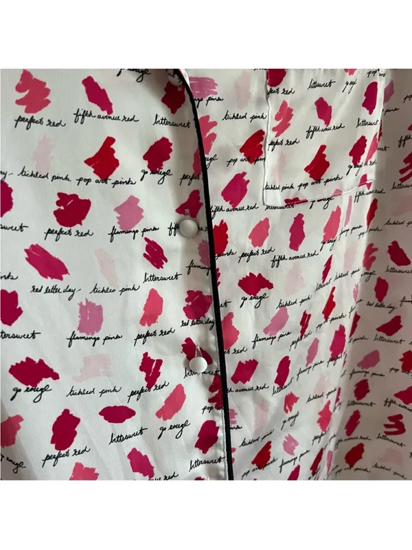 Kate Spade lipstick swatch pajama set - Image 3