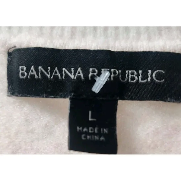 Banana Republic Wool Sweater Crew Neck‎ Soft Knit Pullover Large - Image 3